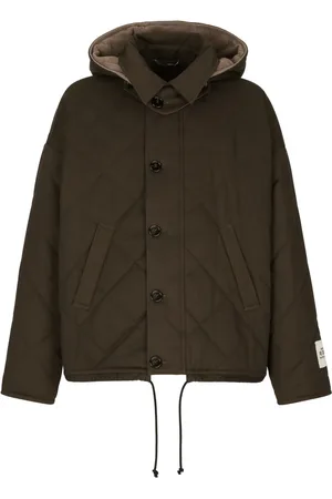 Dolce & Gabbana Diamond-quilt padded jacket