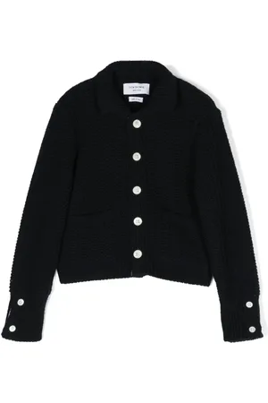 Thom Browne Chunky-knit button-up cardigan