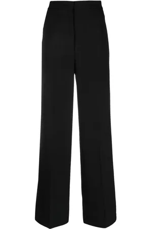 BLANCA Overlapping-panel palazzo pants