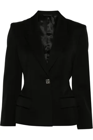 Givenchy 4G Liquid-button wool blazer