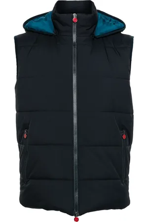 Kiton Zip-up hooded gilet