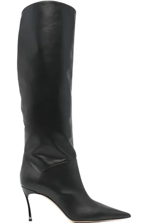 Casadei Superblade 80mm leather boots