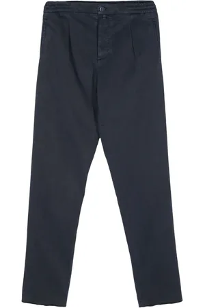 Kiton Logo-patch chinos
