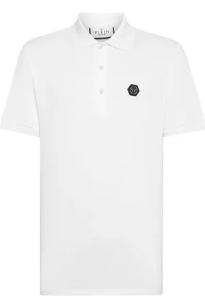 Philipp Plein Skull-print cotton polo shirt