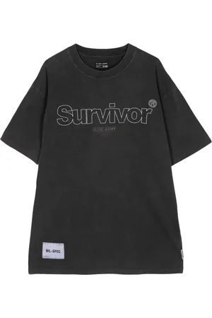 Izzue Survivor logo-appliqu?? cotton T-shirt