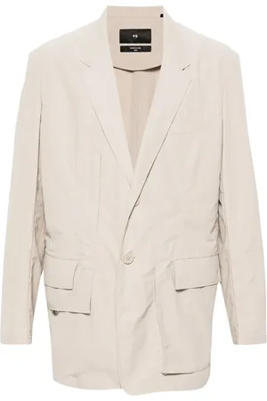Y-3 CR NYL single-breasted blazer