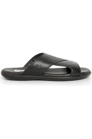 AMIR SLAMA Faux-leather slides