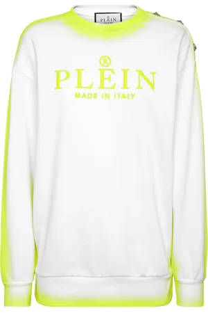 Philipp Plein Logo-embroidered cotton sweatshirt