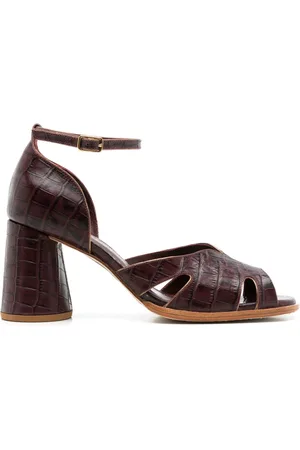 Sarah Chofakian Lucie 65mm leather sandals