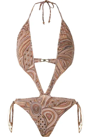 AMIR SLAMA Cut out swimsuit