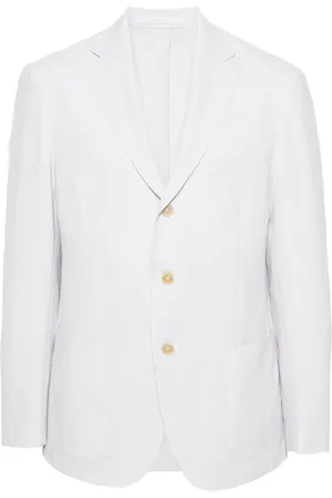 ELEVENTY Single-breasted stripped jacket