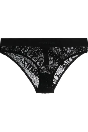Dsquared2 Logo-embroidered lace briefs
