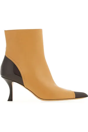 Salvatore Ferragamo 70mm leather ankle boots
