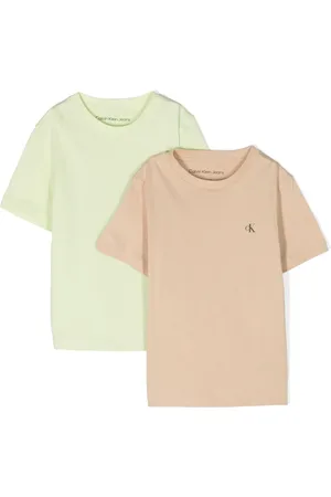Calvin Klein Logo-print cotton T-shirt (pack of two)