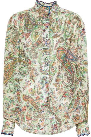Etro Paisley-print cotton blouse