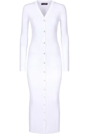 Dolce & Gabbana Ribbed-knit long cardigan