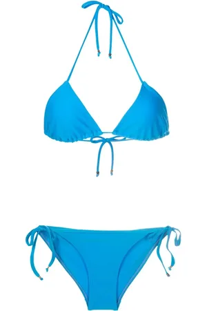 AMIR SLAMA Self-tie triangle bikini