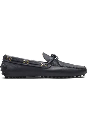 CAR SHOE Lace-up leather boat shoes