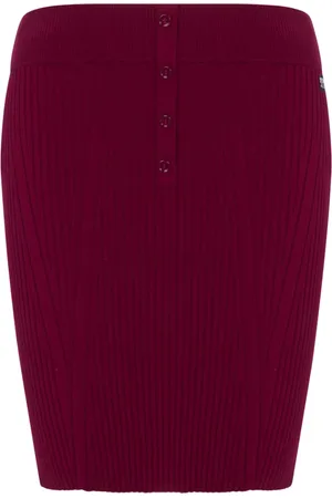 Moschino Ribbed knit pencil skirt
