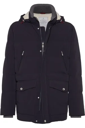 Brunello Cucinelli Quilted hooded jacket