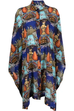 HENRIK VIBSKOV Square boxing-print midi dress