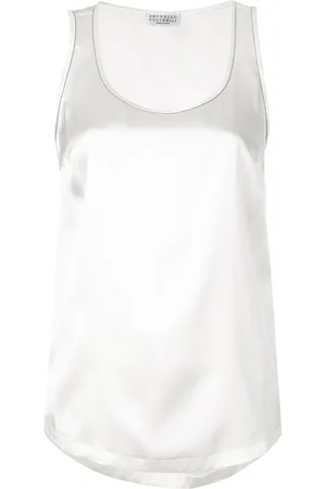 Brunello Cucinelli Silk tank top