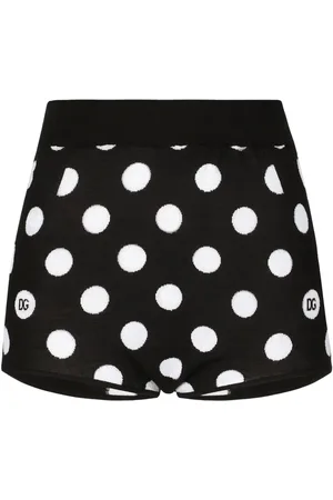 Dolce & Gabbana Polka dot-pattern high-waisted shorts