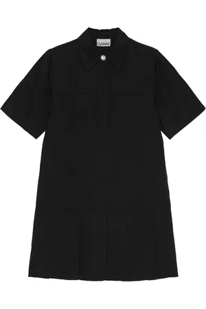 Ganni Twill mini dress