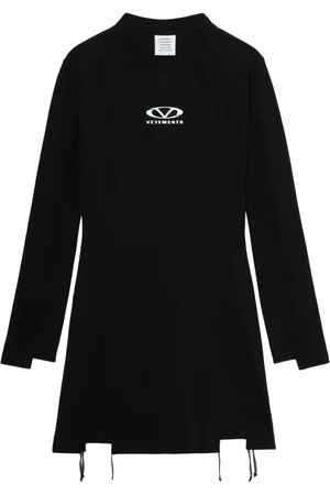 Vetements Logo-print mini dress