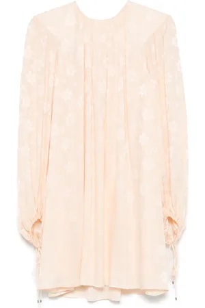 Chloé Jacquard silk mini dress