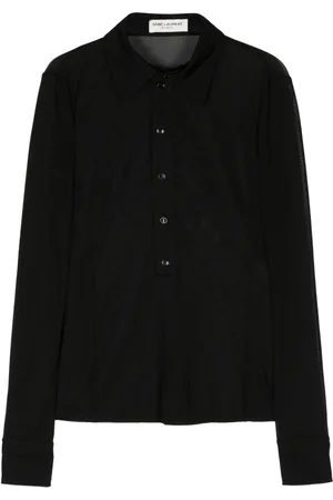 Saint Laurent Button-up mesh shirt