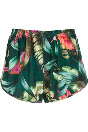 Lygia & Nanny Lee leaf-print shorts