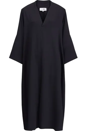 Maison Margiela Oversize v-neck shift dress