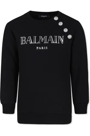 Balmain Logo-print cotton sweatshirt