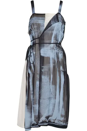 Maison Margiela Freeze-frame silk dress