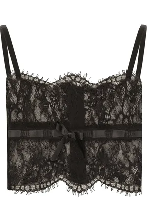 Dolce & Gabbana Floral-lace corset