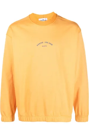Stone Island Logo-print long-sleeve sweatshirt