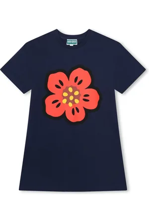 Kenzo Boke Flower-print cotton dress