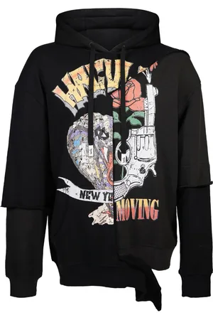 HACULLA Crown Royal asymmetric hoodie