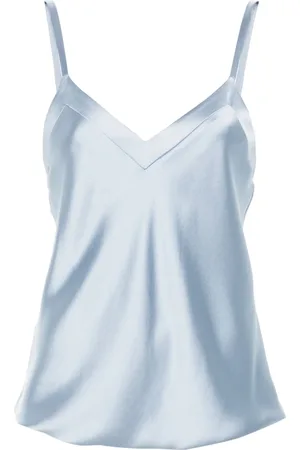 BLANCA Trachy satin top