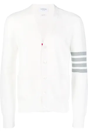 Thom Browne 4-Bar Milano Stitch cardigan