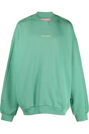 Monochrome Mandala logo-embossed sweatshirt