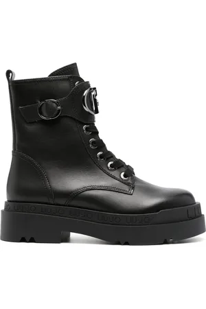 Liu Jo Love 40mm logo-plaque ankle boots