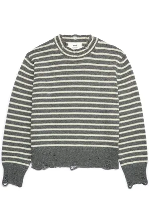 Ami Striped wool jumper