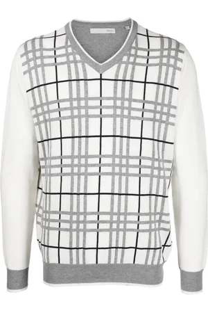 PRIVATE STOCK The Ivan checked jumper