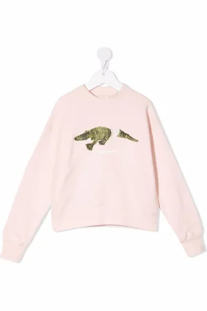 Palm Angels Crocodile-print cotton sweatshirt