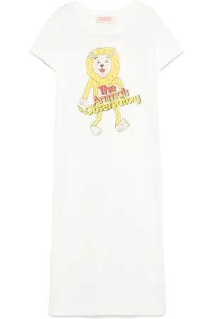 The Animals Observatory Graphic-print T-shirt dress