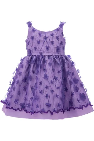 Tulleen Ravine floral-appliqu?? dress