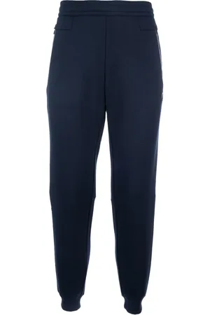 EA7 Rubberised logo track pants