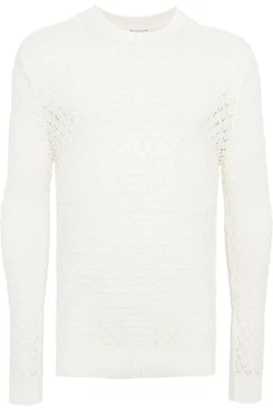 ELEVENTY Open-knit cotton jumper